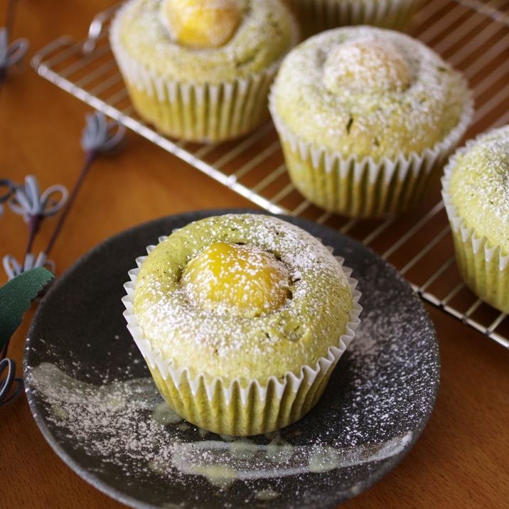 簡単混ぜて焼くだけ 抹茶と甘露栗のお月見マフィン レシピ 作り方 By めろんぱんママ めろんカフェ 楽天レシピ 簡単混ぜて焼くだけ 抹茶と甘露栗のお月見マフィン レシピ 作り方 By めろんぱんママ めろんカフェ 楽天レシピ